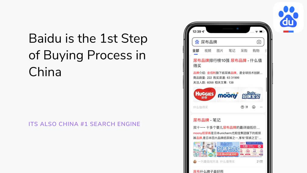 BAIDU-CHINESE DIAPERS MARKET