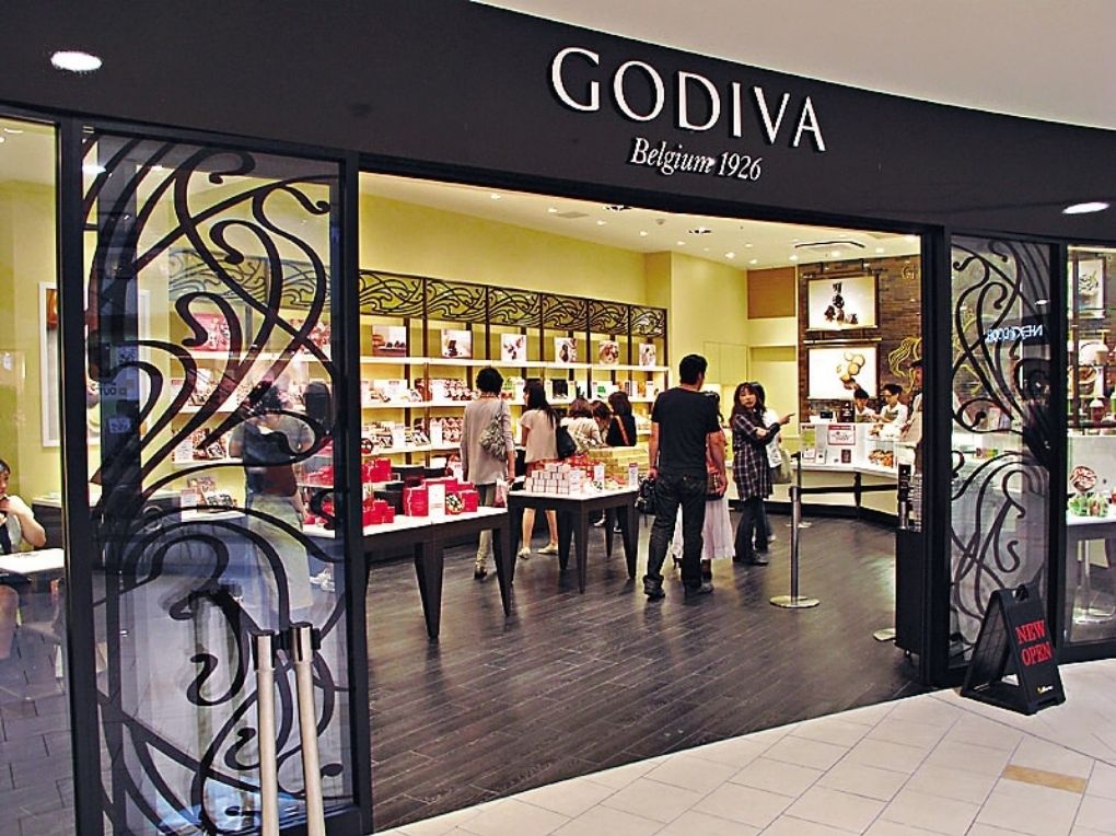 godiva store in china