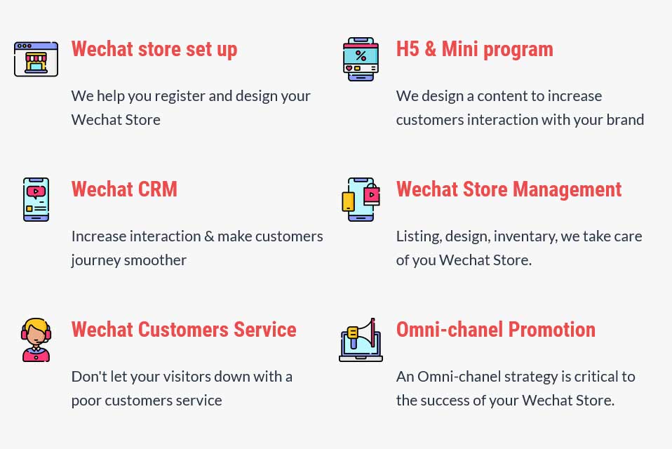 WeChat Official Account: our WeChat services