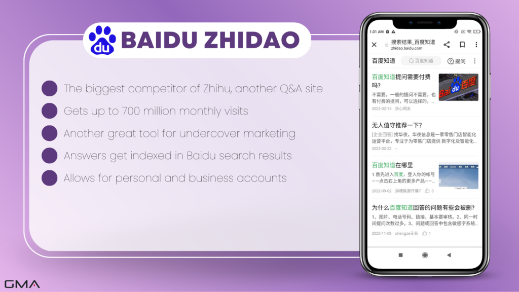 Chinese social media: Baidu Zhidao