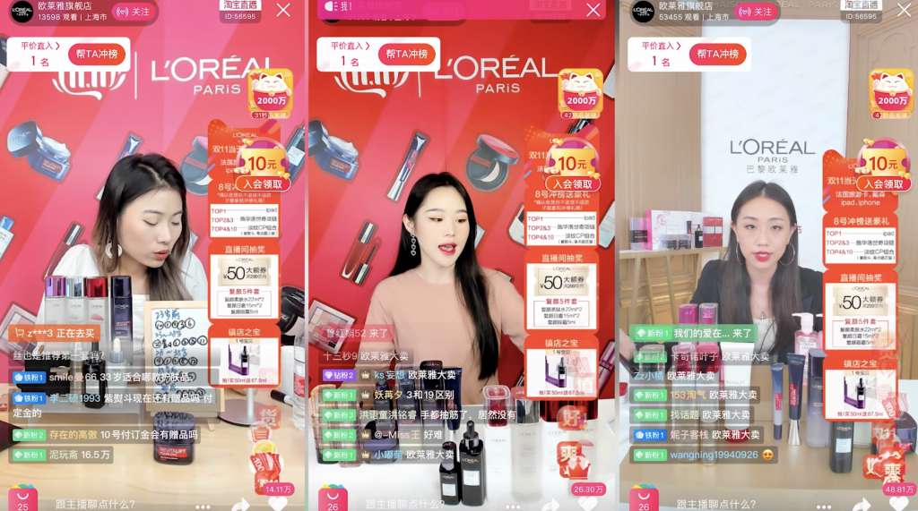 Chinese Social Media and Kols - Tmall Live Streaming